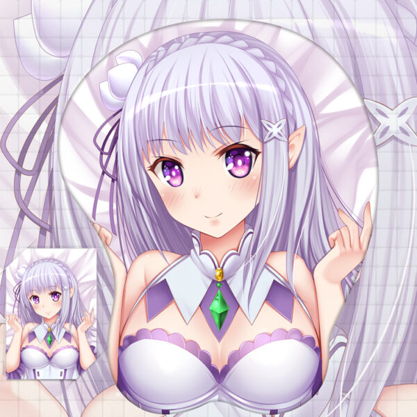 エミリア 3D おっぱいマウスパッド