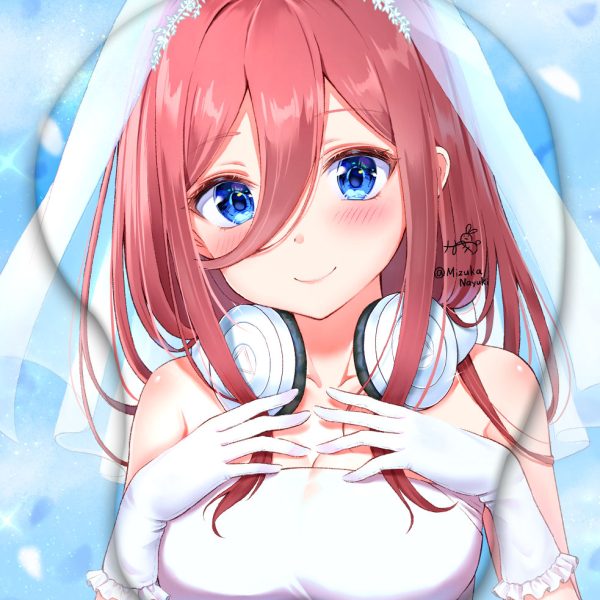 中野三玖(なかの みく) 3D おっぱいマウスパッド Ver2