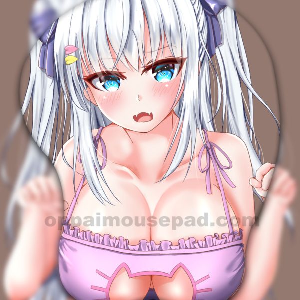 白雪みしろ 3D おっぱいマウスパッド