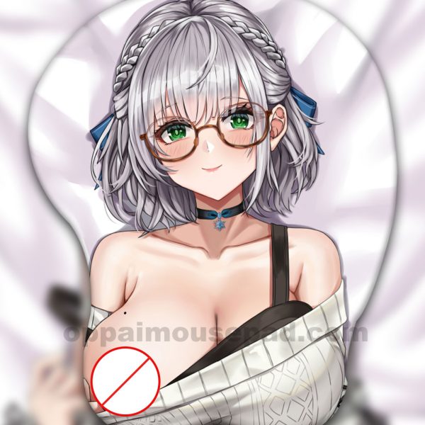 白銀ノエル マウスパッド エロ