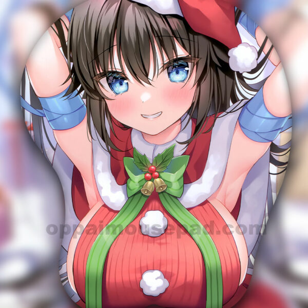 クリスマスガール 3D おっぱいマウスパッド Ver1