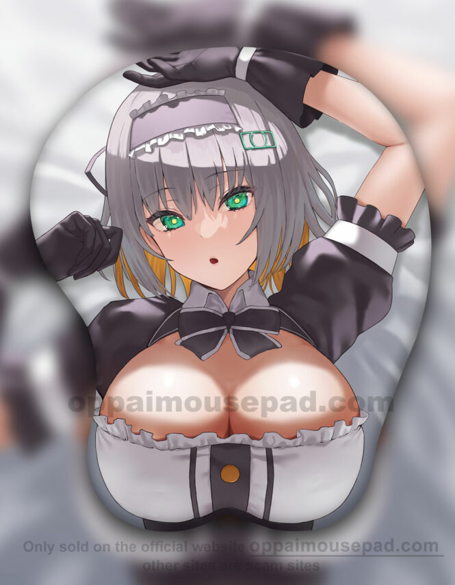 Maid Anime Boob Mouse Pad