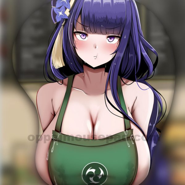 雷電将軍 おっぱい マウス パッド | げんしん