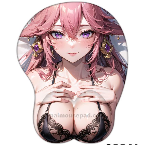 八重神子 げんしん マウス パッド 3d