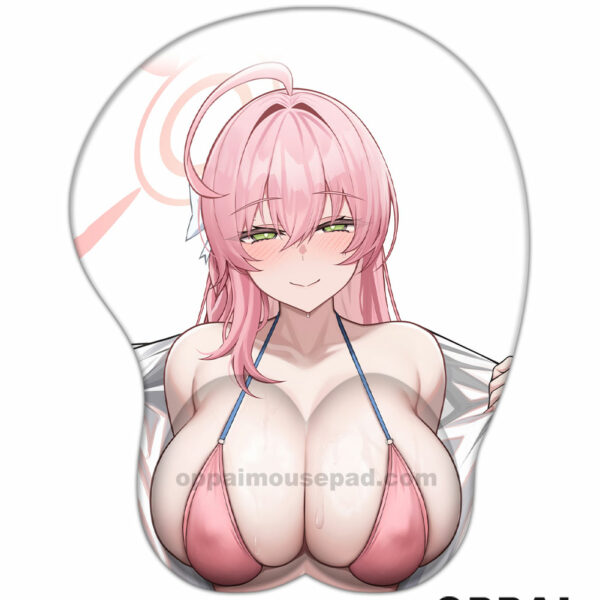 浦和ハナコ おっぱい マウス パッド 乳首  | ブルーアーカイブ おっぱい マウス パッド