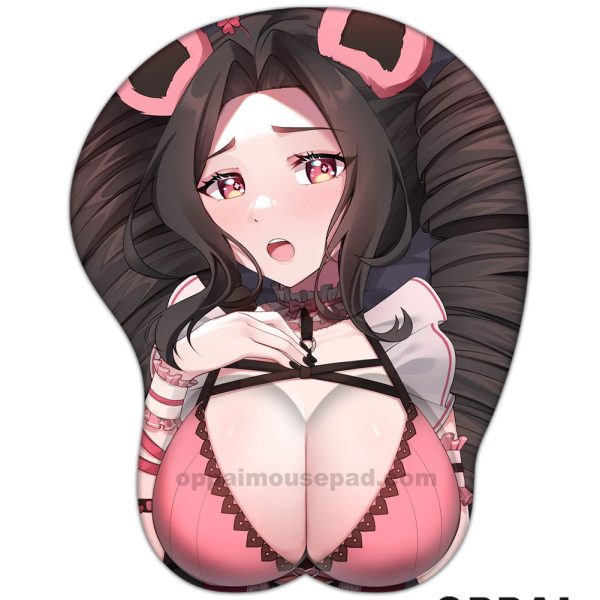 ツインテールの女の子 3D マウス パッド アニメ