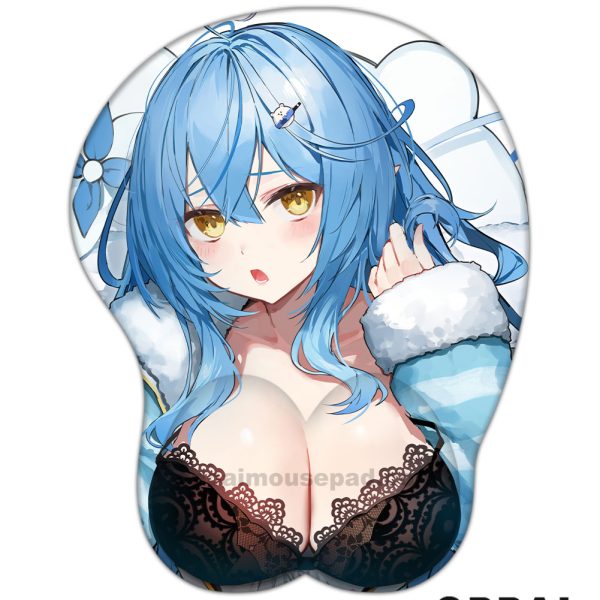 ホロライブ 雪花ラミィ おっぱい マウス パッド