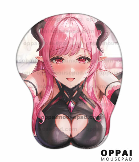 悪魔の少女 マウス パッド おっぱい