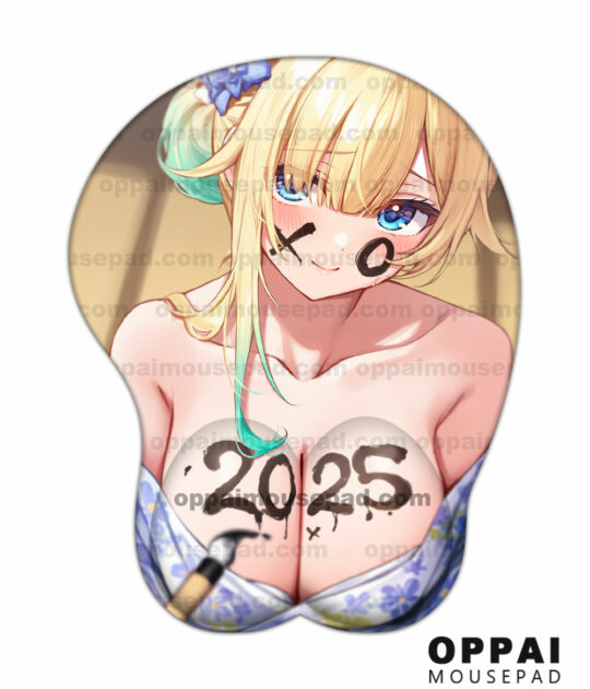 藍沢エマ おっぱい マウス パッド VTuber